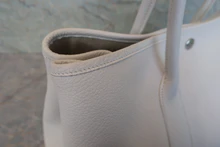 画像をギャラリービューアに読み込む, HERMES／エルメス ガーデンパーティPM ネゴンダ ホワイト □N刻印 トートバッグ 800020262
