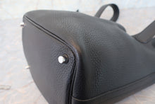 Load image into Gallery viewer, HERMES PICOTIN LOCK PM Clemence leather Black Hand bag 700010019
