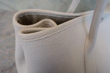 画像をギャラリービューアに読み込む, HERMES／エルメス ガーデンパーティPM ネゴンダ ホワイト □N刻印 トートバッグ 800020262
