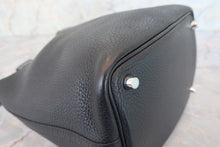 Load image into Gallery viewer, HERMES PICOTIN LOCK PM Clemence leather Black Hand bag 700010019
