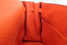 画像をギャラリービューアに読み込む, HERMES/エルメス ケリー35 トリヨンクレマンス オレンジポピー T刻印 ショルダーバッグ 800040063