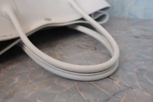 画像をギャラリービューアに読み込む, HERMES/エルメス ガーデンパーティPM ネゴンダ ホワイト □N刻印 トートバッグ 800020262