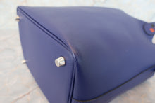 将图片加载到图库查看器，HERMES PICOTIN LOCK PM Tressage Epsom leather Blue encre/Brique/Black D刻印 Hand bag 700010088
