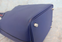 将图片加载到图库查看器，HERMES PICOTIN LOCK PM Tressage Epsom leather Blue encre/Brique/Black D刻印 Hand bag 700010088
