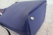 将图片加载到图库查看器，HERMES PICOTIN LOCK PM Tressage Epsom leather Blue encre/Brique/Black D刻印 Hand bag 700010088
