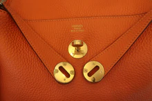 画像をギャラリービューアに読み込む, HERMES／エルメス リンディ30 トリヨンクレマンス オレンジ □O刻印 ショルダーバッグ 800040056
