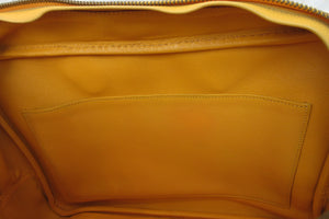 HERMES  PLUME 32 Graine Couchevel leather Jaune □B刻印 Hand bag 600120260