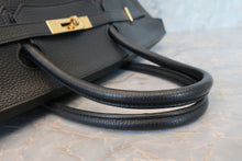 将图片加载到图库查看器，HERMES BIRKIN 40 Togo leather Black □M刻印 Hand bag 600120112
