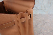 画像をギャラリービューアに読み込む, HERMES/エルメス ケリー32 クシュベル ナチュラル 〇X刻印 ショルダーバッグ 800040057