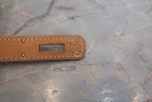 画像をギャラリービューアに読み込む, HERMES/エルメス ケリー32 クシュベル ナチュラル 〇X刻印 ショルダーバッグ 800040057