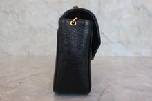 画像をギャラリービューアに読み込む, CHANEL/シャネル Vステッチチェーンショルダーバッグ キャビアスキン ブラック/ゴールド金具 ショルダーバッグ 800010177