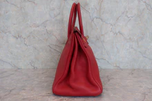 画像をギャラリービューアに読み込む, HERMES/エルメス バーキン35 トリヨンクレマンス ルージュヴィフ □B刻印 ハンドバッグ 800040053