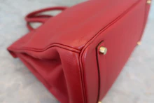画像をギャラリービューアに読み込む, HERMES/エルメス バーキン35 トリヨンクレマンス ルージュヴィフ □B刻印 ハンドバッグ 800040053