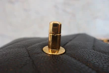 画像をギャラリービューアに読み込む, CHANEL/シャネル Vステッチチェーンショルダーバッグ キャビアスキン ブラック/ゴールド金具 ショルダーバッグ 800010177
