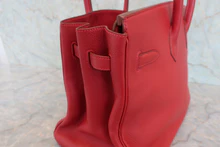 画像をギャラリービューアに読み込む, HERMES/エルメス バーキン35 トリヨンクレマンス ルージュヴィフ □B刻印 ハンドバッグ 800040053