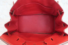 画像をギャラリービューアに読み込む, HERMES/エルメス バーキン35 トリヨンクレマンス ルージュヴィフ □B刻印 ハンドバッグ 800040053