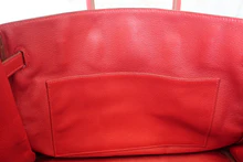 画像をギャラリービューアに読み込む, HERMES/エルメス バーキン35 トリヨンクレマンス ルージュヴィフ □B刻印 ハンドバッグ 800040053