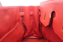 画像をギャラリービューアに読み込む, HERMES／エルメス バーキン35 トリヨンクレマンス ルージュヴィフ □B刻印 ハンドバッグ 800040053
