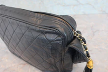 画像をギャラリービューアに読み込む, CHANEL/シャネル マトラッセフリンジショルダーバッグ ラムスキン ブラック/ゴールド金具 ショルダーバッグ 800040088