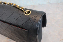 画像をギャラリービューアに読み込む, CHANEL/シャネル マトラッセチェーンショルダーバッグ ラムスキン ブラック/ゴールド金具 ショルダーバッグ 800040083
