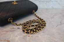 画像をギャラリービューアに読み込む, CHANEL/シャネル マトラッセチェーンショルダーバッグ ラムスキン ブラック/ゴールド金具 ショルダーバッグ 800040083
