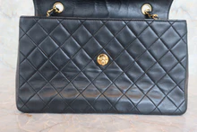 画像をギャラリービューアに読み込む, CHANEL/シャネル マトラッセチェーンショルダーバッグ ラムスキン ブラック/ゴールド金具 ショルダーバッグ 800040083
