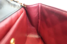 画像をギャラリービューアに読み込む, CHANEL/シャネル マトラッセチェーンショルダーバッグ ラムスキン ブラック/ゴールド金具 ショルダーバッグ 800040083