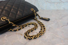 画像をギャラリービューアに読み込む, CHANEL/シャネル マトラッセチェーンショルダーバッグ キャビアスキン ブラック/ゴールド金具 ショルダーバッグ 800040089