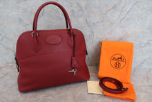 Load image into Gallery viewer, HERMES／BOLIDE 31 Clemence leather Rouge garance □I Engraving Shoulder bag 700010130
