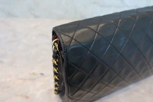画像をギャラリービューアに読み込む, CHANEL/シャネル マトラッセチェーンショルダーバッグ ラムスキン ブラック/ゴールド金具 ショルダーバッグ 800040096
