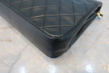 画像をギャラリービューアに読み込む, CHANEL/シャネル マトラッセチェーンショルダーバッグ ラムスキン ブラック/ゴールド金具 ショルダーバッグ 800040096
