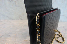 画像をギャラリービューアに読み込む, CHANEL/シャネル マトラッセチェーンショルダーバッグ ラムスキン ブラック/ゴールド金具 ショルダーバッグ 800040096