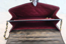 画像をギャラリービューアに読み込む, CHANEL/シャネル マトラッセチェーンショルダーバッグ ラムスキン ブラック/ゴールド金具 ショルダーバッグ 800040096
