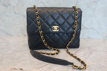 画像をギャラリービューアに読み込む, CHANEL/シャネル マトラッセチェーンショルダーバッグ キャビアスキン ブラック/ゴールド金具 ショルダーバッグ 800040086