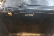画像をギャラリービューアに読み込む, CHANEL/シャネル マトラッセチェーンショルダーバッグ キャビアスキン ブラック/ゴールド金具 ショルダーバッグ 800040086
