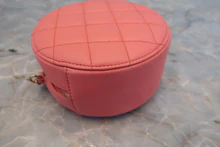 画像をギャラリービューアに読み込む, CHANEL/シャネル マトラッセラウンドチェーンショルダーバッグ ラムスキン ピンク/ゴールド金具 ショルダーバッグ 800040092
