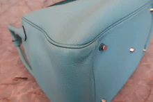 画像をギャラリービューアに読み込む, HERMES／エルメス リンディ34 トリヨンクレマンス ブルーアトール T刻印 ショルダーバッグ 700110056
