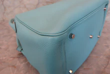 画像をギャラリービューアに読み込む, HERMES／エルメス リンディ34 トリヨンクレマンス ブルーアトール T刻印 ショルダーバッグ 700110056
