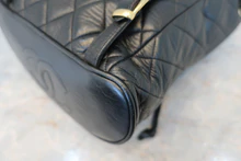 画像をギャラリービューアに読み込む, CHANEL/シャネル マトラッセチェーンリュック ラムスキン ブラック/ゴールド金具 リュック 800040037