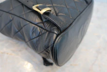 画像をギャラリービューアに読み込む, CHANEL/シャネル マトラッセチェーンリュック ラムスキン ブラック/ゴールド金具 リュック 800040037