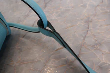 画像をギャラリービューアに読み込む, HERMES/エルメス リンディ34 トリヨンクレマンス ブルーアトール T刻印 ショルダーバッグ 700110056