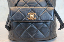 画像をギャラリービューアに読み込む, CHANEL/シャネル マトラッセチェーンリュック ラムスキン ブラック/ゴールド金具 リュック 800040037
