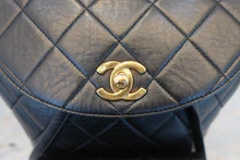 画像をギャラリービューアに読み込む, CHANEL/シャネル マトラッセチェーンリュック ラムスキン ブラック/ゴールド金具 リュック 800040037
