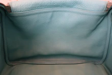 画像をギャラリービューアに読み込む, HERMES/エルメス リンディ34 トリヨンクレマンス ブルーアトール T刻印 ショルダーバッグ 700110056