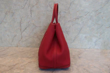 画像をギャラリービューアに読み込む, HERMES/エルメス ガーデンパーティPM ネゴンダ ルージュカザック T刻印 トートバッグ 700120124