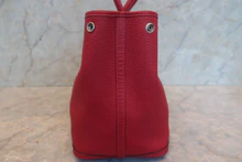 画像をギャラリービューアに読み込む, HERMES/エルメス ガーデンパーティPM ネゴンダ ルージュカザック T刻印 トートバッグ 700120124