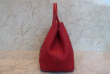 画像をギャラリービューアに読み込む, HERMES/エルメス ガーデンパーティPM ネゴンダ ルージュカザック T刻印 トートバッグ 700120124