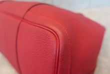 画像をギャラリービューアに読み込む, HERMES/エルメス ガーデンパーティPM ネゴンダ ルージュカザック T刻印 トートバッグ 700120124