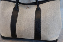 将图片加载到图库查看器，HERMES GARDEN PARTY TPM Toile H/Leather Gray/Black □J刻印 Shoulder bag 600120195
