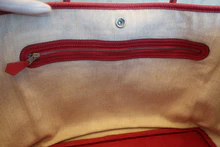 画像をギャラリービューアに読み込む, HERMES/エルメス ガーデンパーティPM ネゴンダ ルージュカザック T刻印 トートバッグ 700120124